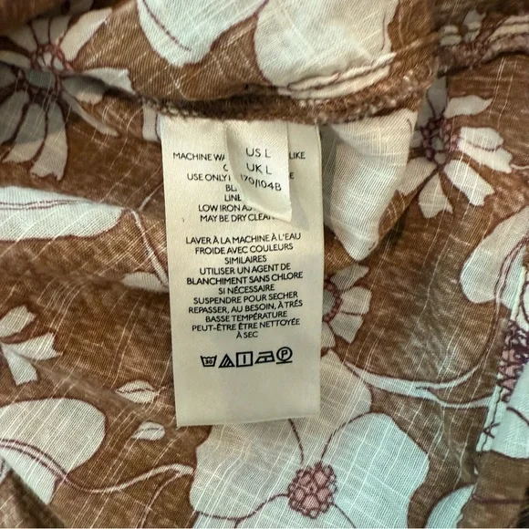 Free People Miss Daisy Ruffled Long Sleeve Boho Top Spring Summer - Picture 5 of 10